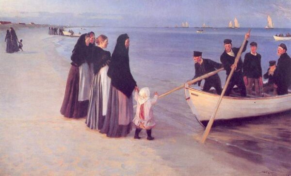 Pescadores em Skagen – Peder Severin Krøyer Peder Severin Krøyer Master Apollon