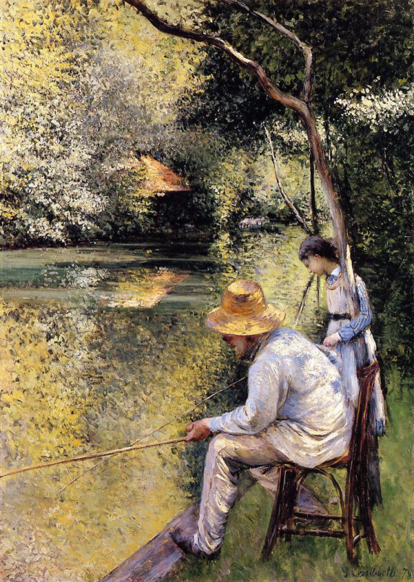 Pesca à linha – Caillebotte Gustave Caillebotte Master Apollon