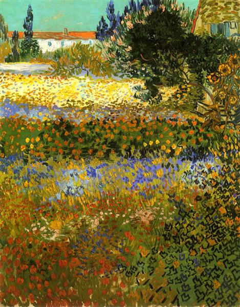 Jardim de flores – Van Gogh Vincent Van Gogh Master Apollon