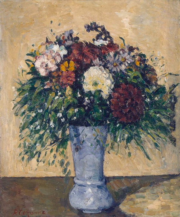 Bule de flores no vaso azul – Paul Cézanne Paul Cézanne Master Apollon