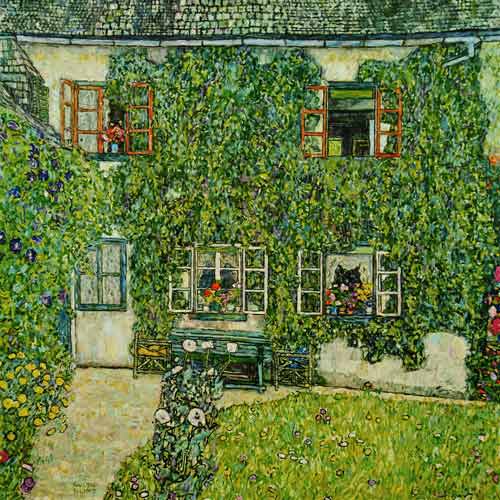 Casa Florestal em Weissenbach à beira do Attersee – Gustav Klimt Gustav Klimt Master Apollon