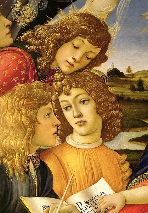 Madona Magnificat, Anjo de – Sandro Botticelli Sandro Botticelli Master Apollon