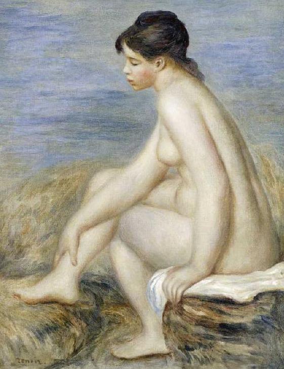 A jovem mulher depois disso se banha – Pierre-Auguste Renoir Pierre-Auguste Renoir Master Apollon