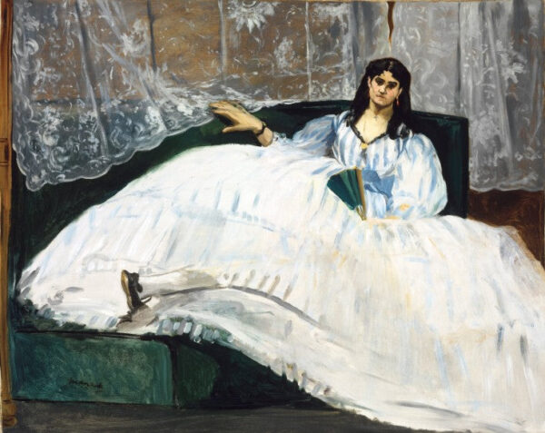 Mulher com um leque – Edouard Manet Édouard Manet Master Apollon