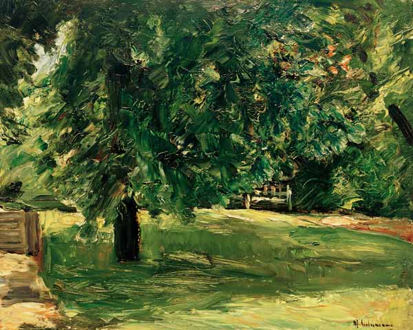 Banco de jardim sob o castanheiro – Max Liebermann Max Liebermann Master Apollon