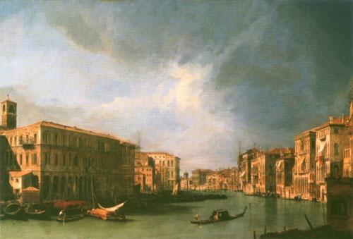 Grande Canal: Vista do Norte a partir da Proximidade da Ponte de Rialto – Giovanni Antonio Canal Giovanni Antonio Canal Master Apollon