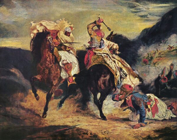 Luta do Giaur com o Pascha – Eugène Delacroix Eugène Delacroix Master Apollon