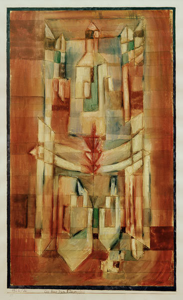 A casa com a flecha voadora – Paul Klee Paul Klee Master Apollon