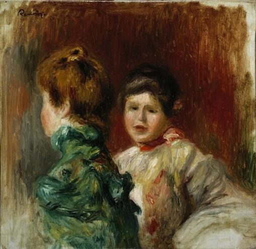 Cabeças de duas mulheres, c.1895 – Pierre-Auguste Renoir Pierre-Auguste Renoir Master Apollon 2