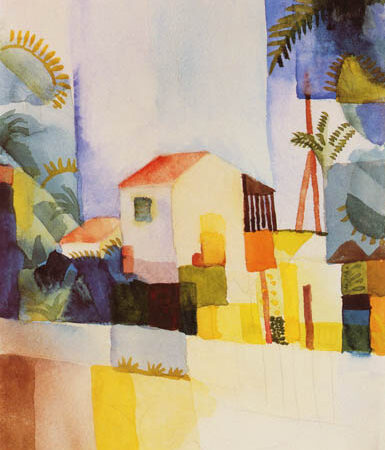 A casa clara – August Macke August Macke Master Apollon