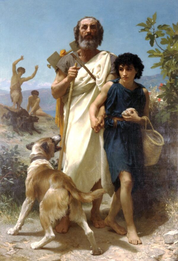 Homero e seu guia – William Bouguereau William Bouguereau Master Apollon