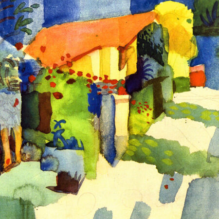 Casa no Jardim (detalhe) – August Macke August Macke Master Apollon