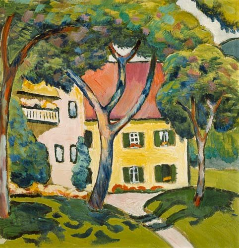 Casa em uma paisagem – August Macke August Macke Master Apollon