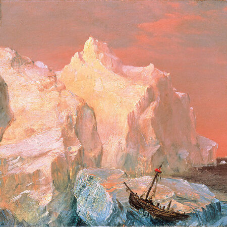 Icebergs e naufrágio ao pôr do sol – Frederic Edwin Church Frederic Edwin Church Master Apollon