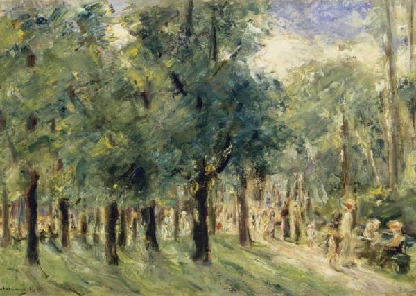 Rota no jardim zoológico com transeuntes – Max Liebermann Max Liebermann Master Apollon