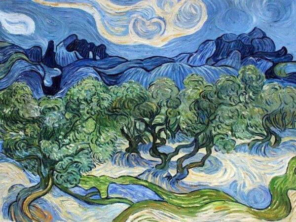 Oliveiras com as Alpilles ao fundo – Van Gogh Vincent Van Gogh Master Apollon