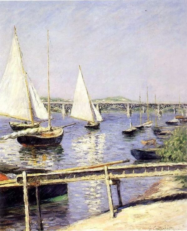 Veleiros em Argenteuil – Caillebotte Gustave Caillebotte Master Apollon