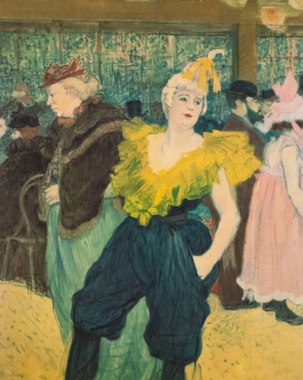 A palhaça cha-u-kao no Moulin Rouge – Toulouse Lautrec Henri de Toulouse-Lautrec Master Apollon