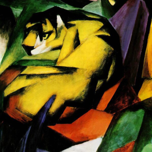 O tigre amarelo – Franz Marc Franz Marc Master Apollon