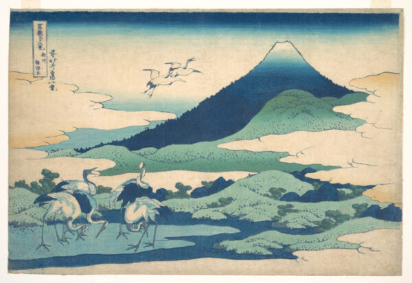 Hokusai “Mansão de Umezawa na província de Sagami”, da série trinta e seis vistas do Monte Fuji (Fugaku Sanjūrokkei, Sōshū Umezawa Zai) – Katsushika Hokusai Katsushika Hokusai Master Apollon