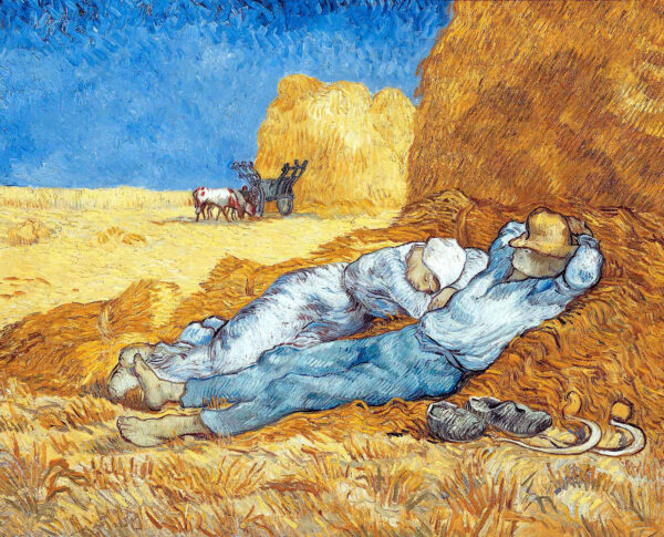 A Méridienne (a soneca) – Van Gogh Quadros Populares Master Apollon