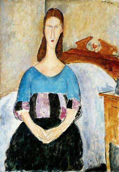 Jeanne Hébuterne de suéter – Amedeo Modigliani Amedeo Modigliani Master Apollon