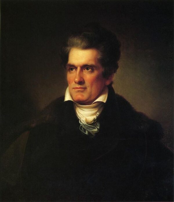 Retrato de John C. Calhoun, 1834 – Rembrandt Peale Rembrandt Peale Master Apollon