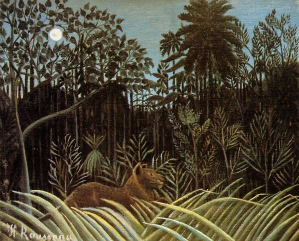 Selva com Leão – Henri Rousseau Henri Rousseau Master Apollon