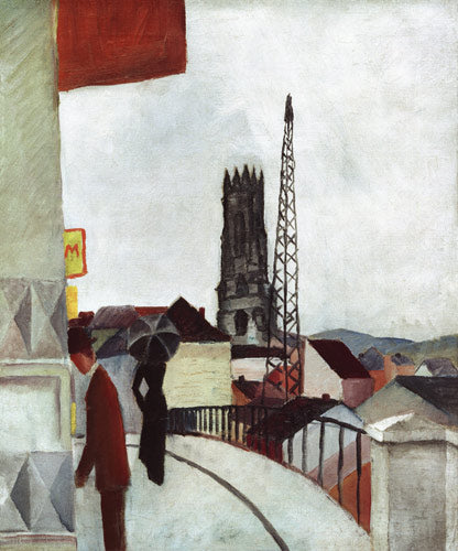 Catedral em Freiburg na Suíça – August Macke August Macke Master Apollon