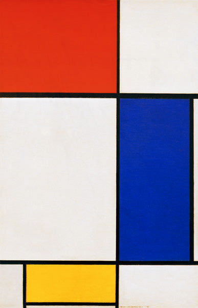 Composição com vermelho amarelo azul – Mondrian Piet Mondrian Master Apollon