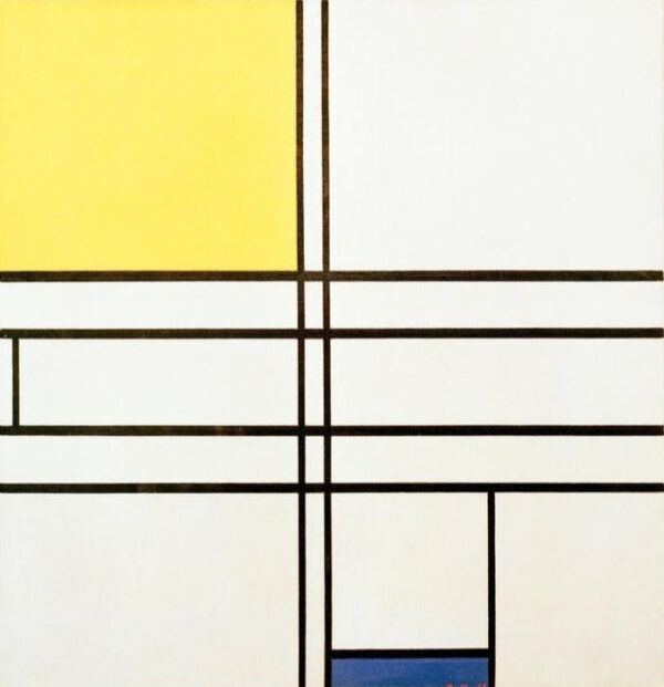 Composição em azul e amarelo – Mondrian Piet Mondrian Master Apollon