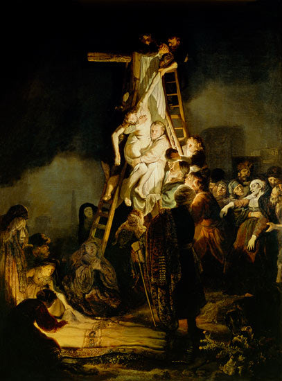 A descida da cruz – Rembrandt van Rijn Rembrandt van Rijn Master Apollon