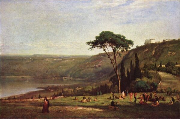 Lago Albano (Itália) – George Inness George Inness Master Apollon