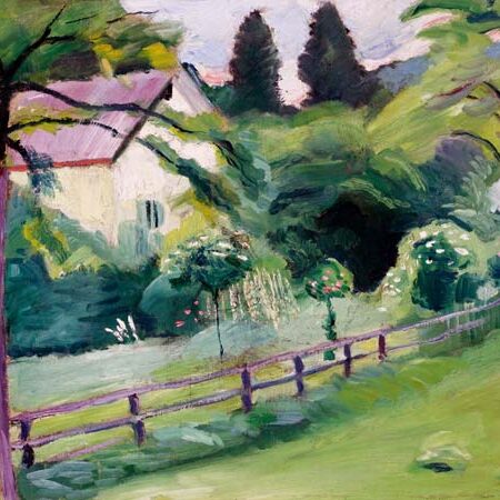 Casa de campo com jardim – August Macke August Macke Master Apollon