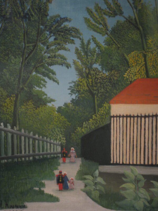 Paisagem no parque de Montsouris com cinco personagens – Henri Rousseau Henri Rousseau Master Apollon