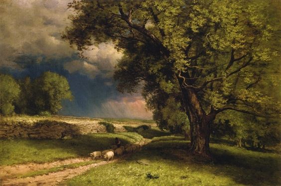 Paisagem com Ovelhas – George Inness George Inness Master Apollon