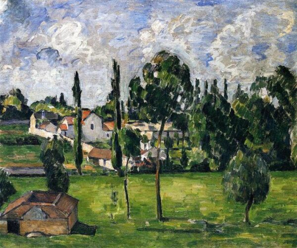 Paisagem com linha d’água, c. 1879 – Paul Cézanne Paul Cézanne Master Apollon