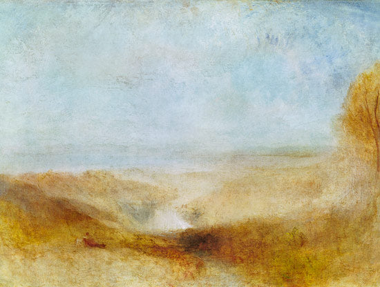 Paisagem com um rio e uma baía ao longe – William Turner William Turner Master Apollon