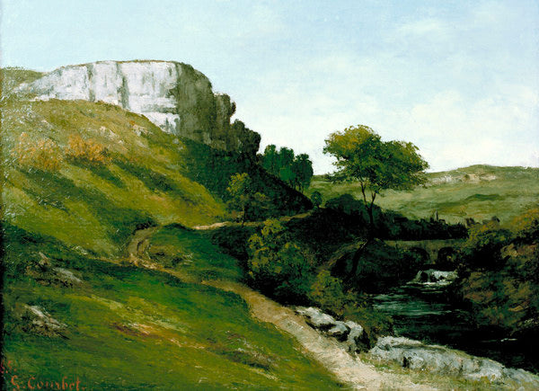 Paisagem com rio – Gustave Courbet Gustave Courbet Master Apollon