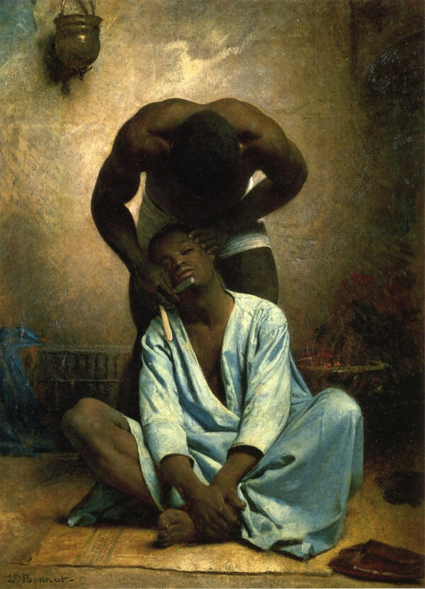 O Barbeiro Negro em Suez – Léon Bonnat Léon Bonnat Master Apollon