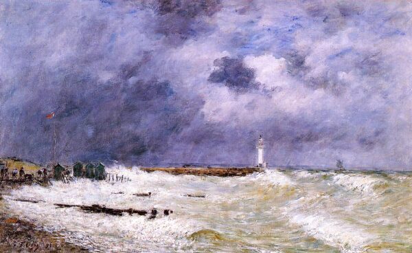 Le Havre. Ventos Fortes em Frascati – Eugène Boudin Eugène Boudin Master Apollon