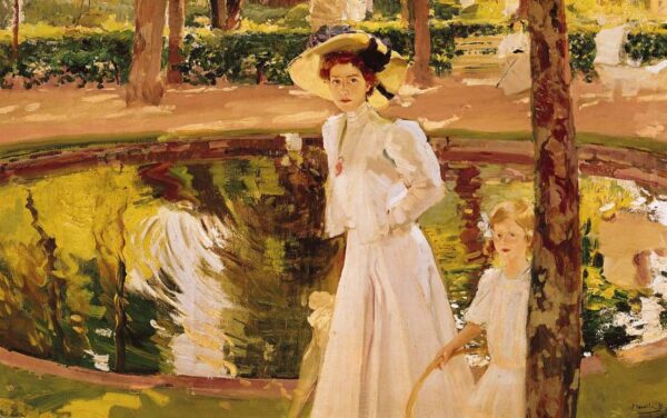 Marianne nos Jardins – Sorolla Joaquín Sorolla Master Apollon