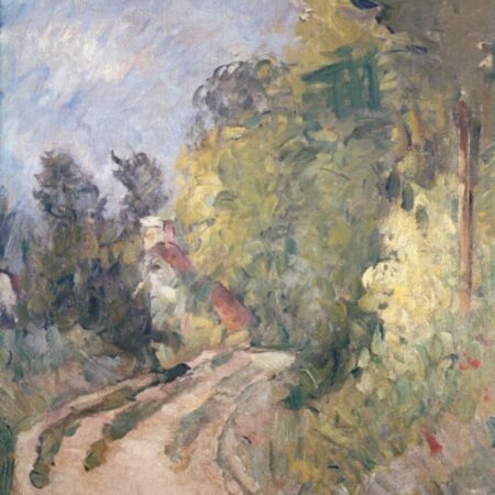 Curva da estrada sob as árvores – Paul Cézanne Paul Cézanne Master Apollon