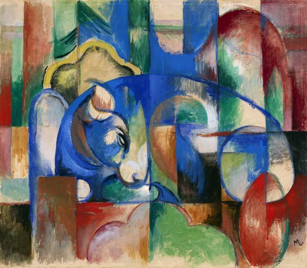 Touro alongado – Franz Marc Franz Marc Master Apollon