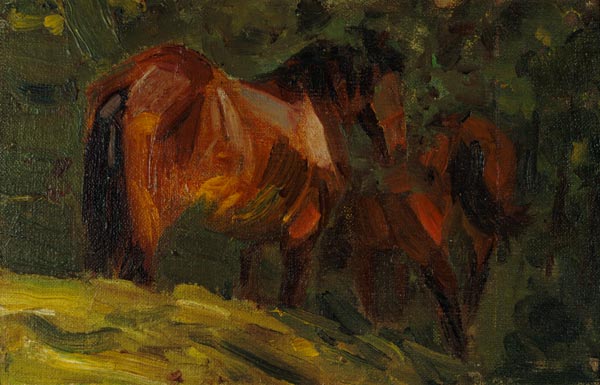 Pequeno estudo de cavalo I – Franz Marc Franz Marc Master Apollon