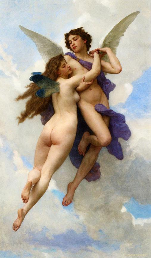 Amor e Psique – William Bouguereau Quadros Populares Master Apollon