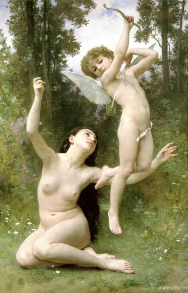 O amor se eleva – William Bouguereau William Bouguereau Master Apollon