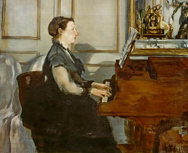 Madame Manet ao piano – Edouard Manet Édouard Manet Master Apollon