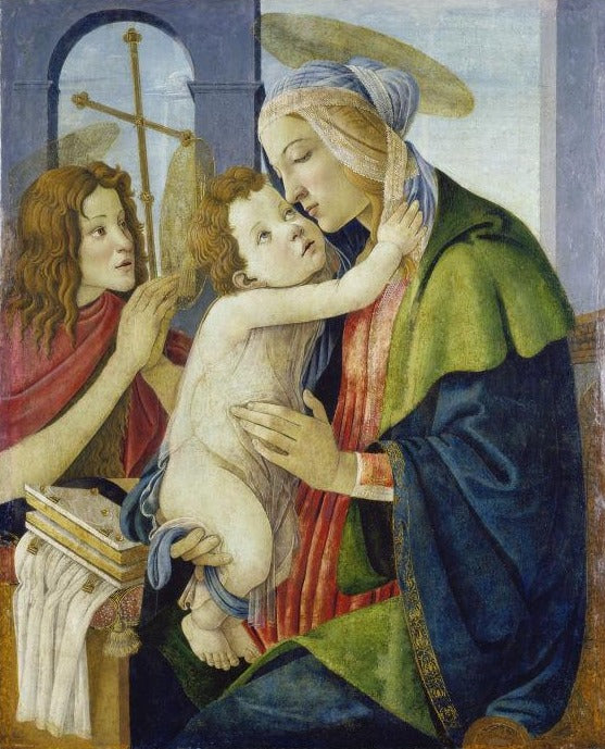 A Virgem e o Menino com o Menino São João – Sandro Botticelli Sandro Botticelli Master Apollon