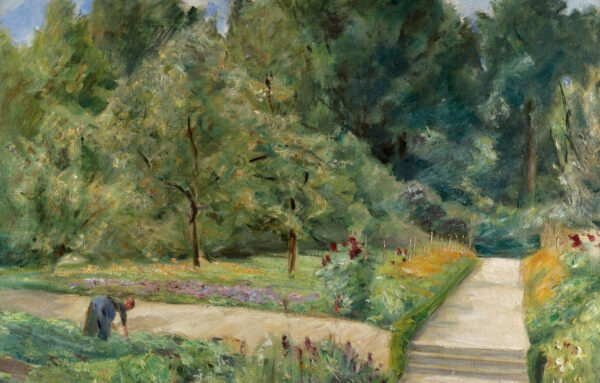 O jardim de Wannsee após o oeste – Max Liebermann Max Liebermann Master Apollon